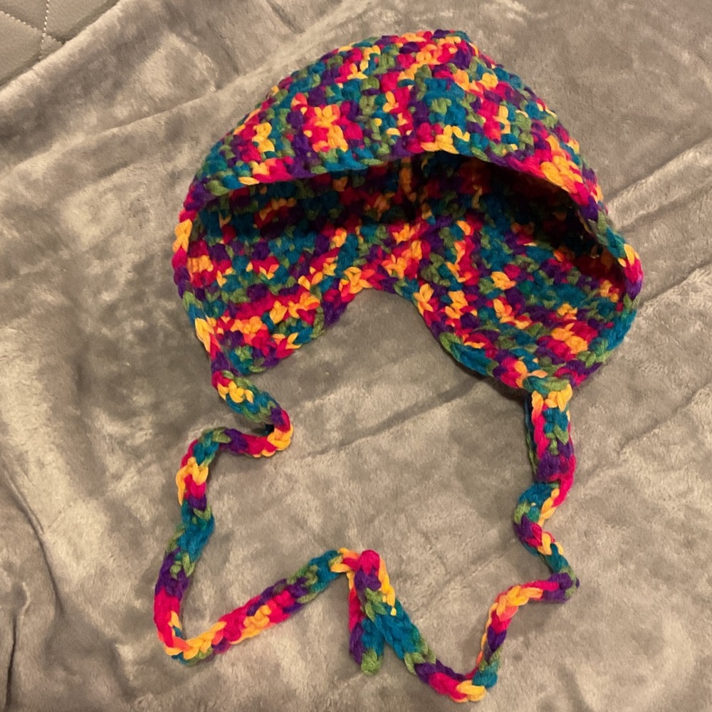 Colorful Knit Kids Hat